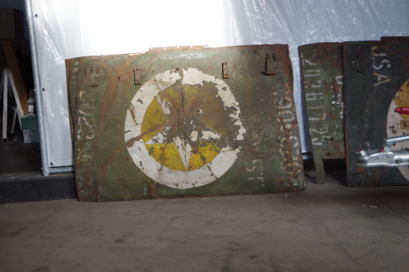 Illustration for article titled Germans Discover Military Jeep Hoods Used to Repair a Ceiling after World War II